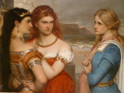 Three Daughters of King Lear by Gustave Pope